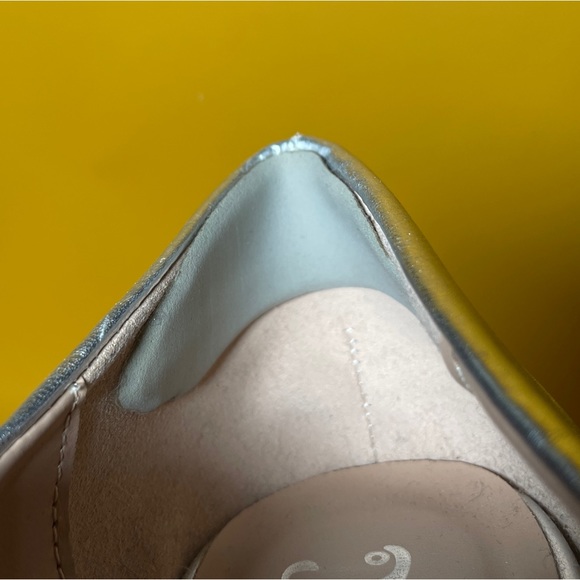 Silver Faux Leather Pumps - Picture 10 of 10